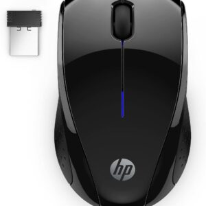 HP X3000 G3 Wireless Mouse – Black, 15-Month Battery, Side Grips for Control, Travel-Friendly, Blue LED, Powerful 1600 DPI Optical Sensor, Compatible with Wins PC/Laptop, Mac, Chromebook (683N7AA)