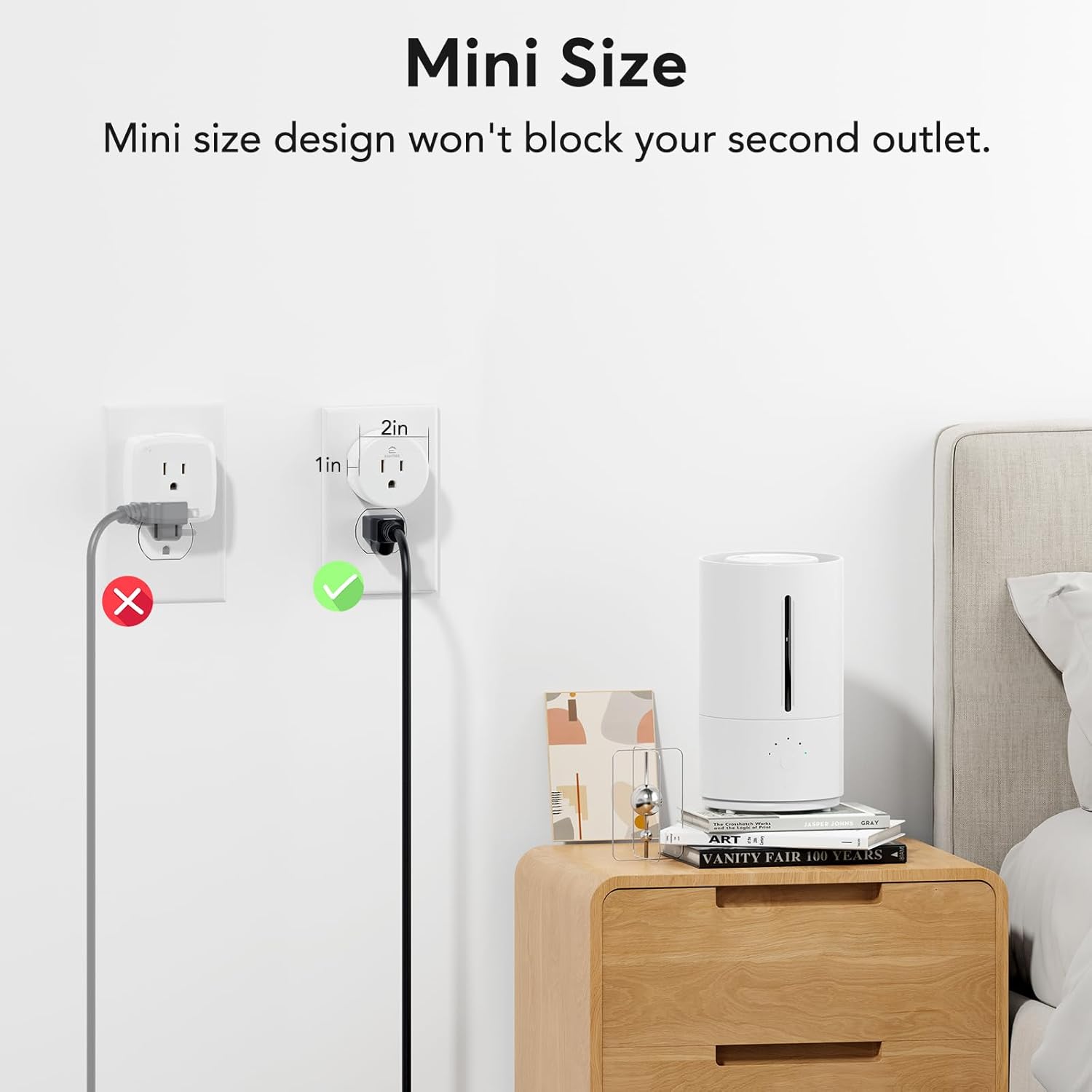 EIGHTREE Smart Plug, Smart Home WiFi Outlet Compatible with Alexa & Google Home, Smart Socket with Remote Control & Timer Function, 2.4GHz WiFi Only - Image 7