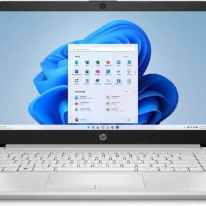 HP Stream 14 Business Laptop 2023 New, 14″” WXGA HD Display, Intel Celeron N4120 4-Core, UHD Graphics, 12GB DDR4, 64GB SSD, Wi-Fi 5, Win11 Pro, COU 32GB USB, Natural Silver