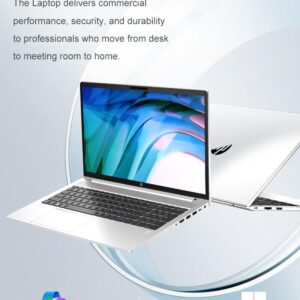 HP ProBook 450 G10 Business Laptop (15.6″ FHD Anti-Glare, Intel 10-Core i5-1334U, 16GB RAM, 512GB SSD, (Beats i7-1255U)) Backlit KB, Webcam, Ethernet, Wi-Fi 6E, Win 11 Pro w/ AI Copilot, Silver