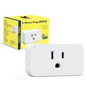 Minoston Z-Wave Plug 800 Zwave Smart Plugs Built-in Repeater Range Extender, 1300FT LR Range, Z-Wave Hub Required, Zwave Outlet Compatible with SmartThings, Hubitat, Vera, ETL Listed (MP31Z)