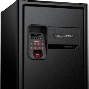 VAULTEK RS Series WiFi Biometric Rifle Safe Multiple Firearm Storage Smart Safe with Alerts to Smartphone Auto-Open Door and LED Lit Modular Interior + Accessories (ViSN RS800i)