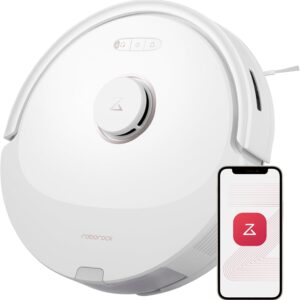 roborock Q8 Max Robot Vacuum and Mop Cleaner, DuoRoller Brush, 5500Pa Strong Suction, Lidar Navigation, Obstacle Avoidance, Multi-Level Mapping, Perfect for Pet Hair