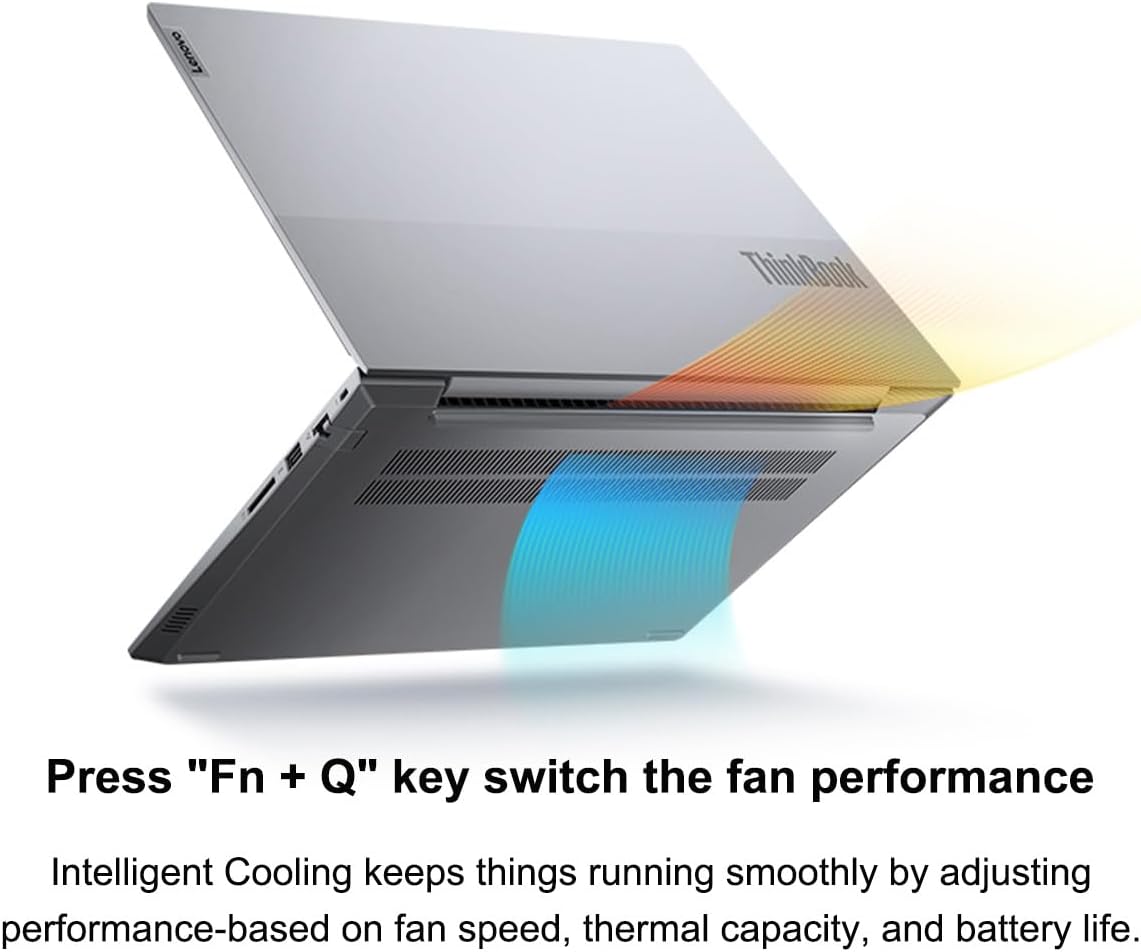 Lenovo ThinkBook 14 Business Laptop (14" FHD Anti-Glare, Intel 10-Core i5-1235U, 40GB RAM, 1TB PCIe SSD), Fingerprint Reader, Ethernet (RJ-45), Web Camera, Windows 11 Professional w/ AI Copilot, Grey - Image 3