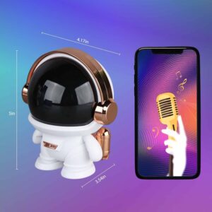 Compact Astronaut Smart Bluetooth Speaker,A Mini Subwoofer that Defies Gravity,Portable Bluetooth Speaker with TWS Pairing,Wireless Astronaut Speaker that Elevates Your Music Experience for kids