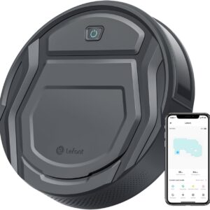 Lefant Robot Vacuum M210 Pro, Super Slim, Powerful Suction with Tangle-Free Port,Quiet,120 Min Runtime, Self-Charging Robotic Vacuum Cleaner, Ideal for Pet Hair, Hard Floor,App & Voice Control