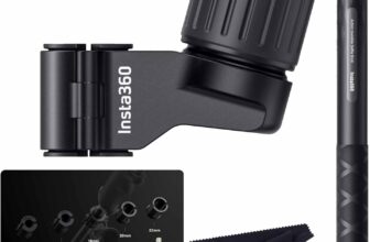 Insta360 Ski Pole Mount for Action Cameras, compatiable X4/X3/ ACE/ACE PRO/ONE RS/X2, GoPro Hero13/12/11/10/9, DJI OSMO Action 5/4/3(Ski Pole Mount with Action Selfie Stick)