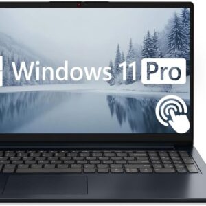 Lenovo IdeaPad 15.6” FHD Touchscreen Laptop, 40GB RAM 2.5TB Storage (2TB SSD+512GB Docking Station Set), 10-Cores Intel Core i5, Windows 11 Pro with Microsoft Office Lifetime Suite, PLUSERA Earphones