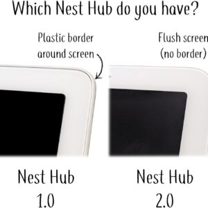 Mount Genie Simple Built-in Google Nest Hub Gen 2 Wall Mount [Does NOT FIT 2018 Gen 1]: The Perfect Smart Home Command Center | PoE Option Available | Designed in The USA
