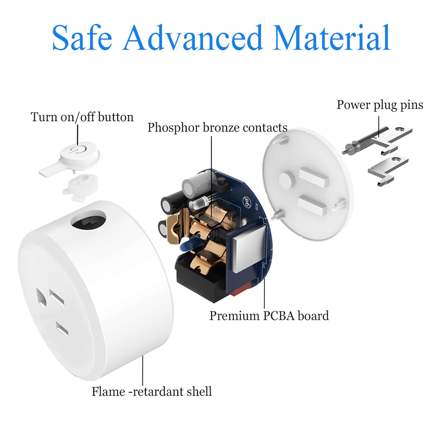 Smart Plug, ZigBee Switch Mini Smart Outlet Works with Alexa, Google Home, Echo (4th gen), Echo Plus (Gen 1 & 2), Echo Show 8/10, Smartthings 2015/2018,Works as a Range Extender, Hub Required, 2 Pack - Image 3