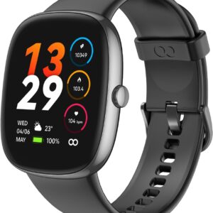 Fitness Tracker Watch with 24/7 Heart Rate Blood Oxygen Sleep Monitor, 1.69″ HD 10 Day Battery Life Smart Watch, Step Calorie Counter Pedometer Activity Trackers Smartwatches for Women Men