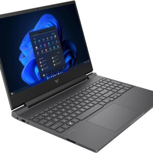 HP Victus Gaming Laptop, 15.6″ FHD 144Hz Display, AMD Ryzen 5 8645HS, 32GB DDR5 RAM, 1TB SSD, NVIDIA GeForce RTX 4050 (6GB GDDR6), HDMI, Webcam, Backlit Keyboard, Wi-Fi 6, Windows 11 Home, Mica Silver
