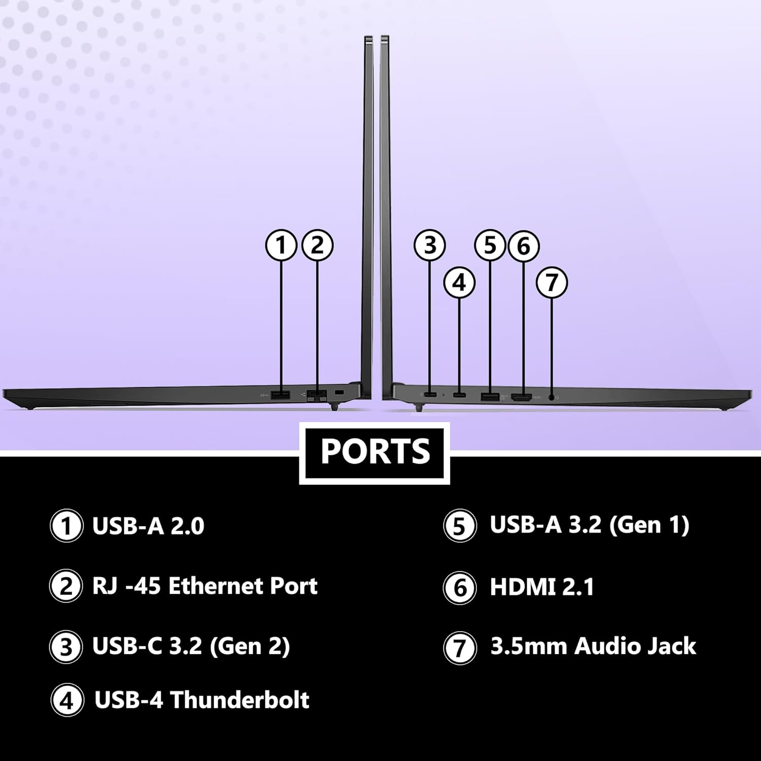 Lenovo ThinkPad E16, WUXGA 16" IPS, Intel 10 Core i7-1355U, 40GB RAM, 1TB NVMe, Fingerprint, Backlit KB, WiFi 6, Bluetooth, RJ-45, W11P, Business Laptop - Image 5