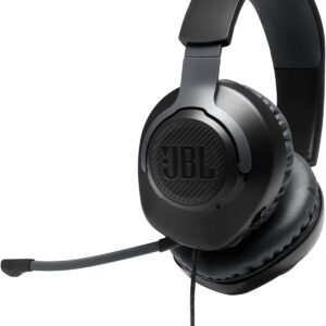 JBL Quantum 100 – Wired Over-Ear Gaming Headphones – Black, Large