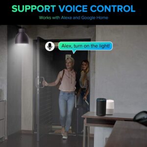 Smart Light Bulbs, 100W Equivalent WiFi Bulb, 1050 Lumens LED Color Changing A21 Smart Bul(Dimmable 2700K-6500K RGBCW) Tunable White Works with Alexa, Google Home RGB Bulb