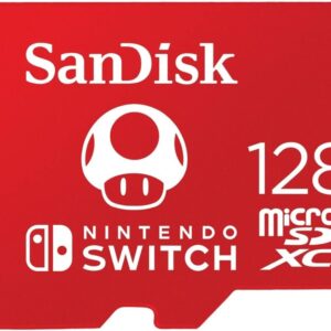 SanDisk 128GB microSDXC Card, Licensed for Nintendo Switch – SDSQXAO-128G-GNCZN