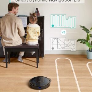 eufy Robot Vacuum G30, 2000 Pa Suction, Robot Vacuum for Carpets and Hard Floors, Ideal for Pet Owners, Dynamic Navigation, Wi-Fi