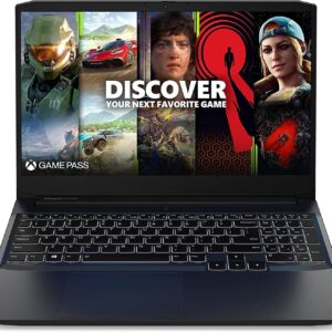 Lenovo IdeaPad Gaming 3 Laptop, 15.6″” FHD IPS Display, AMD Ryzen 5 5500H Processor, GeForce RTX 2050, 32GB RAM, 1TB PCIe SSD, Wi-Fi 6, Backlit Keyboard, Windows 11 Home, Black