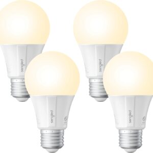 Sengled Smart Light Bulbs, Zigbee Hub Required, Works with Alexa and SmartThings, Voice Control with Google Home and Echo with built-in Hub, Soft White 60W Equivalent A19 Dimmable Smart Bulbs, 4-Pack