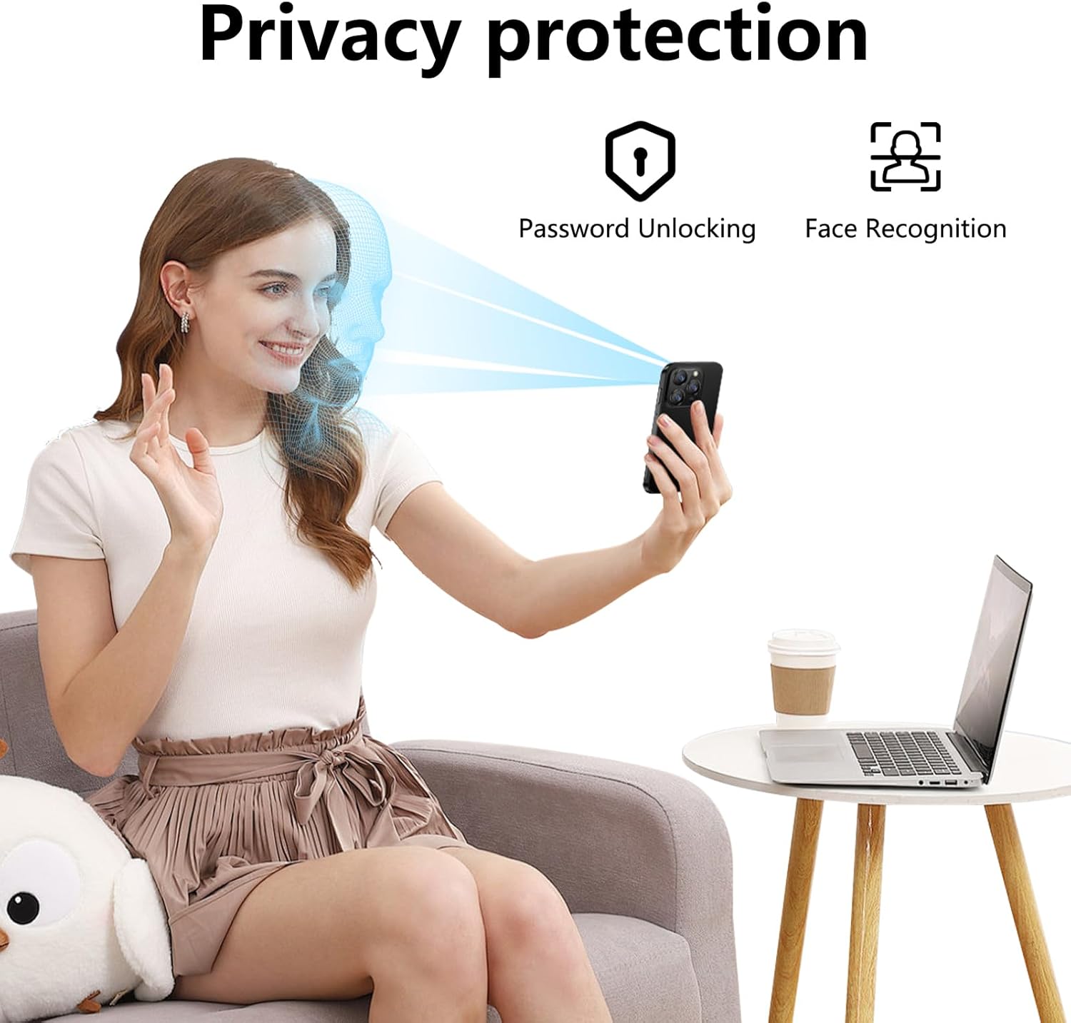 Mini Phone 3G Unlocked Small Smartphone with 2GB+16GB, 3.0" HD Touch Screen,Dual SIM, Pocket Cellphone, Best Gift for Kids, Mini Phone for Kids - Blue - Image 6