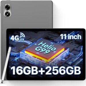 UMIDIGI MTK Helio G99 Tablet 2024,G7 Tab Pro 16GB+256GB+1TB,11 inch FHD+ 1920 * 1200 Gaming Tablets,Octa-Core 2.2GHz, 8000mAh with 18W Charging 13MP+8MP 4 Speakers,4G Sim+5GHz WiFi,GPS,Face Unlock
