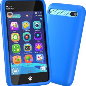 Kids Toys Smart Phone, 3.97″ Touchscreen Kids Phone,16GB Toddler Learning Toys with Games, Front Camera, Boys Girls Toys, Birthday Gifts for Kids Age 3 4 5 6 7 8 9 Year Old