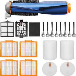 Replacement Parts for Shark AI AV2511AE AV2501S AV2610WA AV2501AE RV2502AE RV2610WA RV2520 AV2510 2-In-1 AI Ultra Robot Vacuum Cleaner Accessories Kits. Main Brush, HEPA Filter, Foam Filter,Side Brush