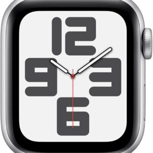 Apple Watch SE (2nd Gen) [GPS + Cellular 40mm] Smartwatch with Aluminum Case with Silver Sport Loop. Fitness & Sleep Tracker, Crash Detection, Heart Rate Monitor, Retina Display, Carbon Neutral