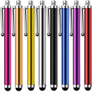 Stylus Pens for Touchscreens, 12 Pack Universal Capacitive Touch Screen Pens for Tablets iPad iPhone Smartphone&All Touch Screen Devices – Multiple Colors
