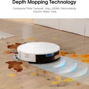 Robot Vacuum and Mop Cleaner with 4500Pa Suction, Advanced 3D Obstacle Avoidance, Next-Generation Smart APP & Voice Control Robotic Vacuum, Automatic Aspirdora for Pet Hair, Home Hard Floor