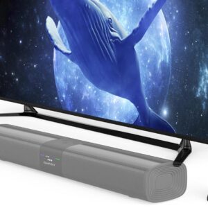 Saiyin Sound Bars for Smart TV, Soundbar with Optical/ARC/AUX and Bluetooth 5.3 Inputs, Surround Sound System with Flexible Placement Options,Wall Mountable