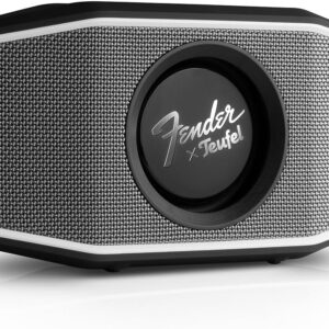 Fender x Teufel ROCKSTER GO 2 Portable Bluetooth Speaker – Powerful Sound, Rugged, Waterproof, 28 Hour Battery, Carrying Strap for Outdoors and Travel