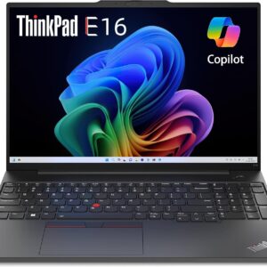 Lenovo ThinkPad E16 Business Laptop (16″ FHD+ Display, AMD Ryzen 5 7530U(> i7-1165G7), 40GB RAM, 1TB SSD) Fingerprint, Backlit, FHD Webcam, WiFi 6, Ethernet, Win 11 Pro w/ AI Copilot, Black