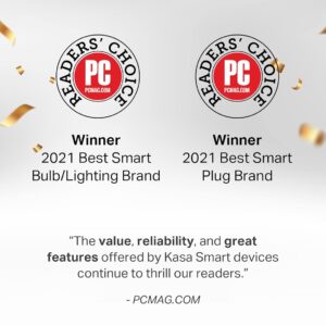 Kasa Smart Plug Mini 15A, Apple HomeKit Supported, Smart Outlet Works with Siri, Alexa & Google Home, UL Certified, App Control, Scheduling, Timer, 2.4G WiFi Only, 4 Count (Pack of 1) (EP25P4), White