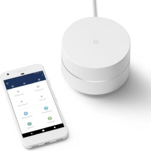 Google WiFi System, 1-Pack – Router Replacement for Whole Home Coverage – NLS-1304-25 (Renewed)