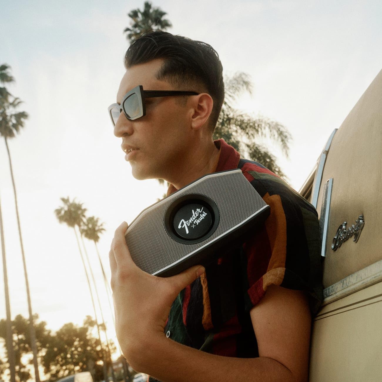 Fender x Teufel ROCKSTER GO 2 Portable Bluetooth Speaker – Powerful Sound, Rugged, Waterproof, 28 Hour Battery, Carrying Strap for Outdoors and Travel - Image 6