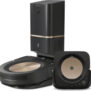 iRobot Roomba s9+ (9550) Robot Vacuum & Braava Jet m6 (6112) Robot Mop Bundle – Wi-Fi Connected, Smart Mapping, Powerful Suction, Precision Jet Spray, Corners & Edges, Ideal for Multiple Rooms