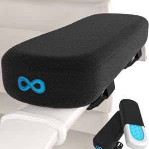 Office Chair Arm Pads – Soft & Comfortable Arm Rest Cover Elbow & Forearm Support – Memory Foam Arm Rest for Desk Chair & Gaming Chair Armrest Pads