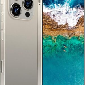 Huness I16 ProMAX 12+512GB Smartphone Unlocked Cell Phone,6.99″ HD Screen Unlocked Phones,Battery 7000mAh Android 13,Face ID/Fingerprint Button unlock/Photos/5G/Dual SIM/GPS (Grey, 12+512)