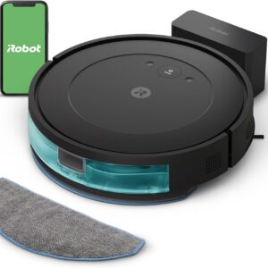 iRobot Roomba Combo Robot Vacuum & Mop (Y0110) – Easy to use, Power-Lifting Suction, Vacuums and mops, Multi-Surface Cleaning, Smart Navigation Cleans in Neat Rows, Self-Charging, Alexa