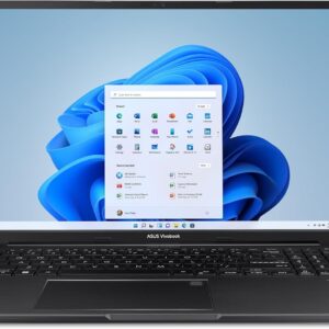 ASUS Vivobook 16 Laptop, 16” WUXGA 1920X1200 16:10 Display, AMD Ryzen™ 5 5625U CPU, AMD Radeon™ Graphics, 8GB RAM, 512GB SSD, Fingerprint Sensor, Windows 11 Home, Indie Black, M1605YA-EH54