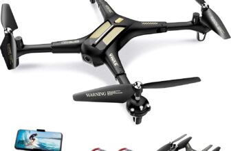 Drone with Camera, SYMA X600W Foldable 1080P FPV Camera Drones for Adults Kids Remote Control Quadcopter Gift Toys for Boys Girls with Altitude Hold, Headless Mode, One Key Start, 3D Flips 2 Batteries