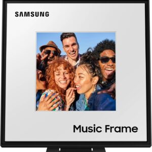 SAMSUNG LS60D Music Frame Smart Speaker with Dolby Atmos Audio, Q-Symphony, Customizable Design, Wide Range Sound, Wireless Wi-Fi and Bluetooth Music Streaming, HW-LS60D/ZA