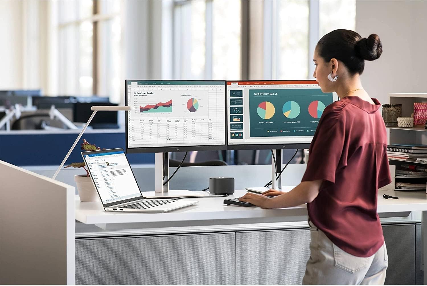 HP ProBook 450 G10 Business Laptop (15.6" FHD Anti-Glare, Intel 10-Core i5-1334U, 16GB RAM, 512GB SSD, (Beats i7-1255U)) Backlit KB, Webcam, Ethernet, Wi-Fi 6E, Win 11 Pro w/ AI Copilot, Silver - Image 8