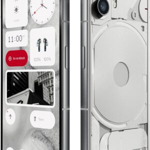 Nothing Phone (2) 5G – 6.7” LTPO AMOLED Display, 256GB + 12GB RAM, Glyph Interface, OS 2.0, Unlocked Android Smartphone – International/Global Version (White)