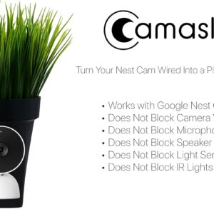 for Google Google Nest Cam (Wired) 2nd Generation – Cover, Disguise & Camouflage Nest Surveillance Camera, 720p, Motion Only