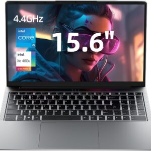 jumper 15.6” FHD Gaming Laptop, 8-Core i5-12450H (Up to 4.4GHz), 16GB DDR4 512GB NVME SSD Expandable 4TB, IPS Screen, 62.7Wh Battery, BT5.1, 4 Stereo Speakers, USB3.2 * 3, Type-C, HDMI, WiFi-6.