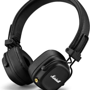 Marshall Major IV On-Ear Bluetooth Headphone, Black