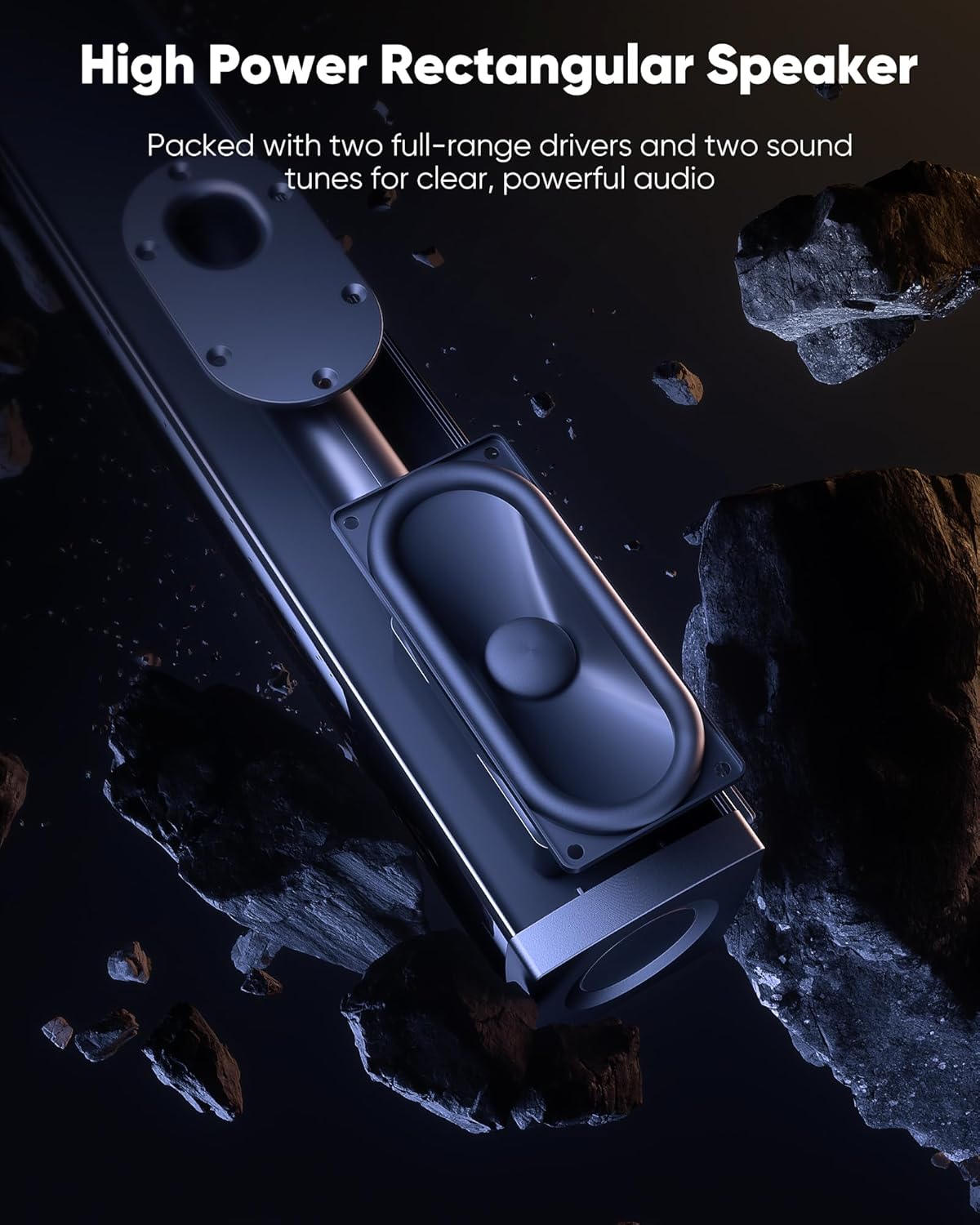 Sound Bar for Smart TV 2.1CH 190W Peak Power Soundbar with Subwoofer Detachable 2-in-1 BT 5.4 Surround Sound System 12L Deep Bass for PC Game with HD-ARC/Opt/USB/AUX Home Theater - Image 6