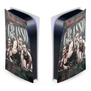 Head Case Designs Officially Licensed UFC Distressed Alexa Grasso Vinyl Faceplate Sticker Gaming Skin Decal Compatible With Sony PlayStation 5 PS5 Digital Edition Console and DualSense Controller